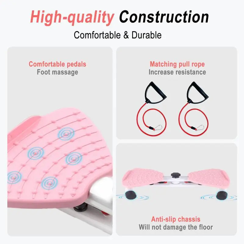 Women'S Waist Twister Disc, Portable Ab Twisting Board for Aerobic Home Workout & Core Training, 300 Lbs Capacity, Ab Workout Equipment, Abdominal Core Equipment, Exercise Equipment