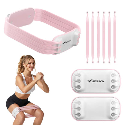 Merach Resistance Bands for Legs and Butt Exercise Loop Bands Yoga, Pilates, Rehab, Fitness and Home Workout, Strength Bands for Booty Resistance Loop Exercise Bands Hiplifter